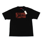 424 // Short Sleeve Cotton T-Shirt // Black (XL)
