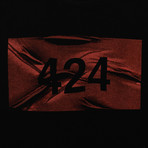 424 // Short Sleeve Cotton T-Shirt // Black (L)