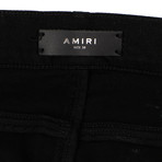 Amiri // Broken Glitter Coated Jeans // Blue (28)