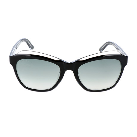 Women's TO0162 03B Sunglasses // Black + Crystal