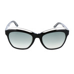 Women's TO0162 03B Sunglasses // Black + Crystal