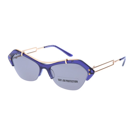 Women's TO0166 90A Sunglasses // Shiny Blue