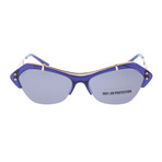 Women's TO0166 90A Sunglasses // Shiny Blue
