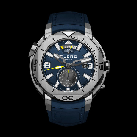 Clerc Hydroscaph GMT Automatic // GMT-1.11R.4 // Store Display
