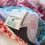 Blythe Shorts // Red + Morris-Sea (M)