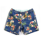Blythe Shorts // Denim + Endangered Bee (M)