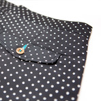 Unlined Buckler Short // Black Dots (XL)