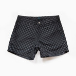 Unlined Buckler Short // Black Dots (XL)