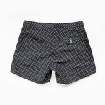 Unlined Buckler Short // Black Dots (XL)