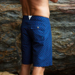 Blighty Shorts // Navy + Passion (S)