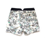 Burgh Shorts // Chalk + Seaweed (XL)