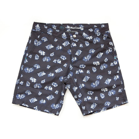 Braunton Shorts // Navy Paw (S)