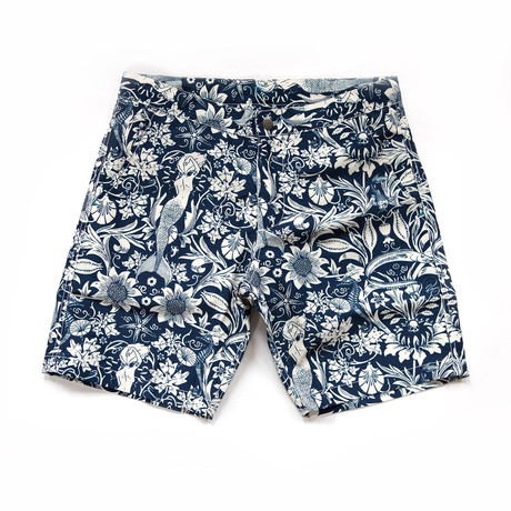 Braunton Shorts // Navy, Morris-Sea (S)