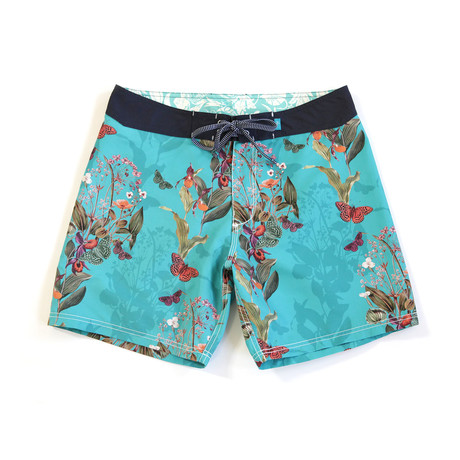 Burgh Shorts // Paradise + Endangered Flower (S)