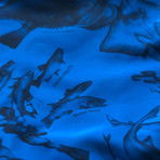 Burgh Shorts // Bolt Blue + Endangered Fish (M)