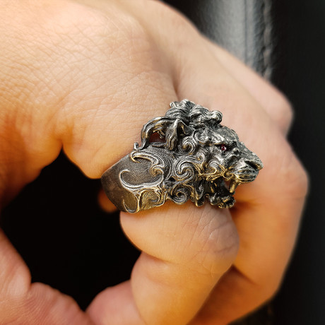 Majestic Lion Ring // Sterling Silver (6)