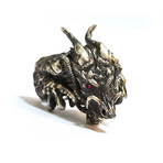 Noble East Asian Dragon Ring // Sterling Silver (6)