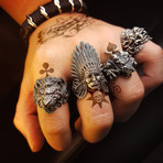 Noble East Asian Dragon Ring // Sterling Silver (6)