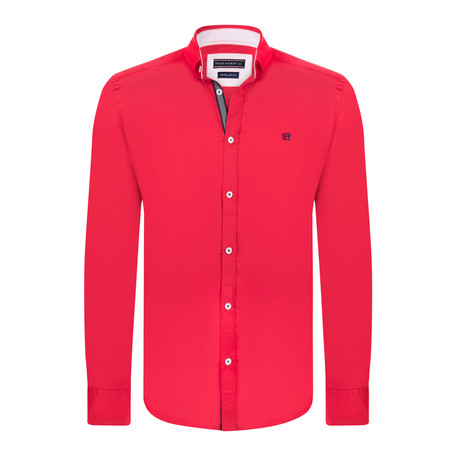Ares Dress Shirt // Red (XS)