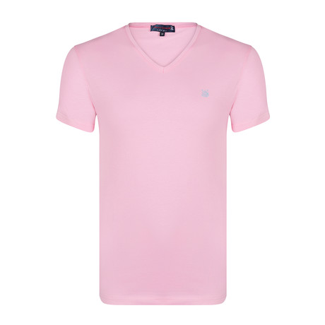 Bella Vista V-Neck T-Shirt // Pink (XS)