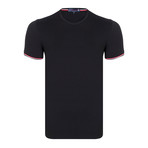 Carmel V-Neck T-Shirt // Black (XL)