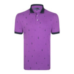 Amador Short Sleeve Polo // Purple (L)
