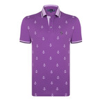 Baden Short Sleeve Polo // Purple (L)