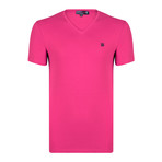Behr V-Neck T-Shirt // Pomegranate (S)