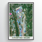Circuit Paul Ricard (18"W x 24"H)