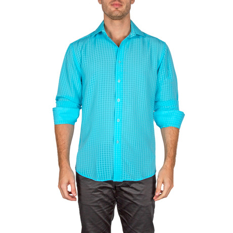 Richard Button-Up Shirt // Turquoise (XS)