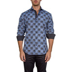 Franklin Long-Sleeve Button-Up Shirt // Blue (M)