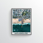 Santa Monica Pier (18"W x 24"H)
