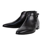 Saint Laurent Paris // Leather Jodhpur Short Boots // Black (US: 11)