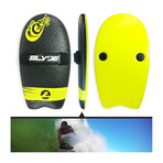 The Grom // Bodysurfing Handboard // Black + Electric Lemon