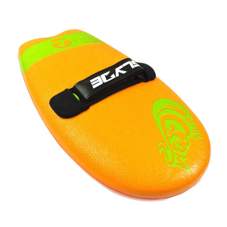 The Grom // Bodysurfing Handboard // Orange + Pilsner