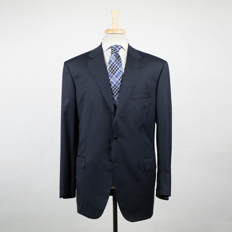 Parlamento 21 Super 150's Wool 3/2 Button Suit V1 // Blue (US: 39R)