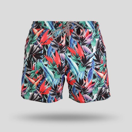 Forest All Over Swim Short // Multicolor (M)