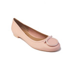 Salvatore Ferragamo // Leather Ena Ballet Flat // Pink (US: 11)