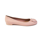 Salvatore Ferragamo // Leather Ena Ballet Flat // Pink (US: 11)