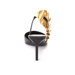 Saint Laurent // Edie Slingback Patent Leather High Heel // Black (US: 10)