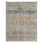 Carved Geometric Hand-Knotted Area Rug // 8' x10'