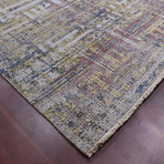 Carved Geometric Hand-Knotted Area Rug // 8' x10'