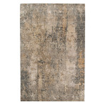 Abstract Carved Hand-Knotted Area Rug // Gray (6' x 9')
