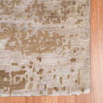 Abstract Hand-Knotted Area Rug // Camo // 6' x 9'