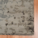 Carved Hand-Knotted Area Rug // Gray (6' x 9')