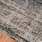 Abstract Hand-Knotted Area Rug // Gray (6' x 9')