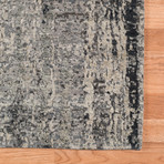 Abstract Hand-Knotted Area Rug // Gray (6' x 9')