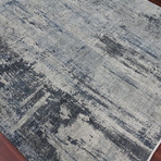 Abstract Hand-Knotted Area Rug // Charcoal // 10' x 14'