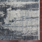 Abstract Hand-Knotted Area Rug // Charcoal // 10' x 14'