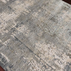 Abstract Hand-Knotted Area Rug // Light Gray (8' x 10')